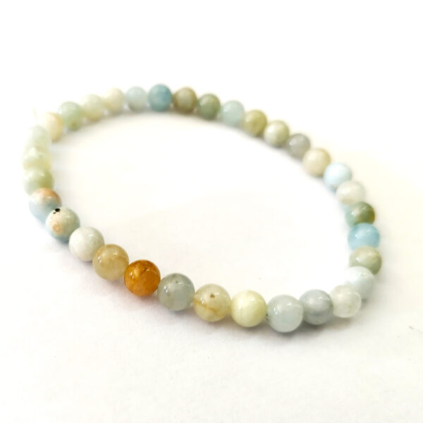 Bracelet Aigue-marine Ø 6 mm