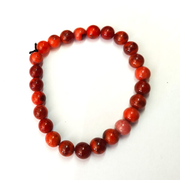 Bracelet agate du Pérou Ø 8 mm