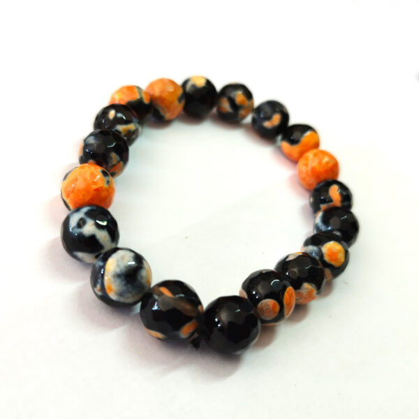 Bracelet agate de feu Ø 8 mm