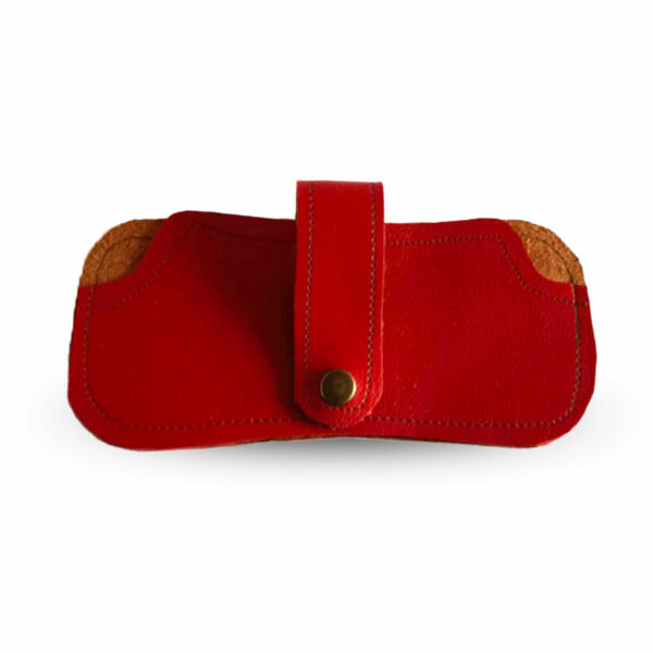 Etui à lunettes en cuir Valentino