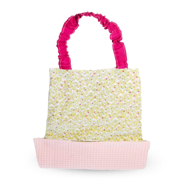 Bavoir élastique 2 à 4 ans rose + souris