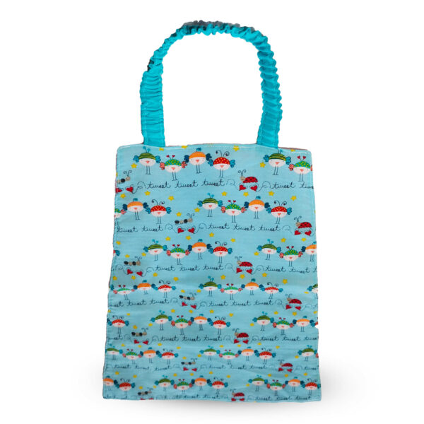 Bavoir élastique 2 à 4 ans rose + oiseaux