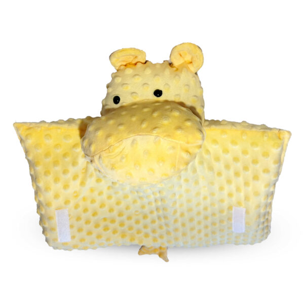 Hippo-doudou  moyen modèle jaune clair