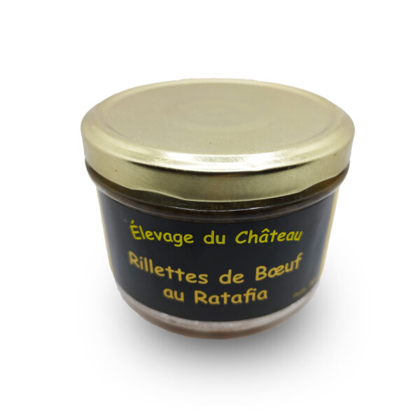 Rillettes de boeuf au Ratafia 180g