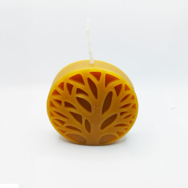 Bougie en cire d'abeille arbre de vie 120g