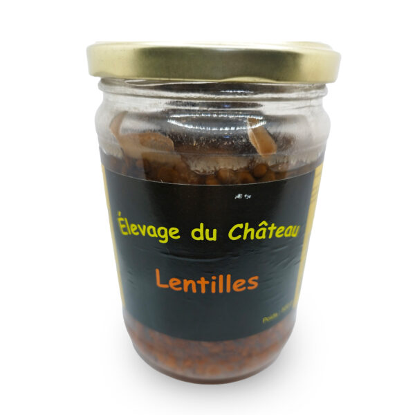 Lentilles cuisinées 500g