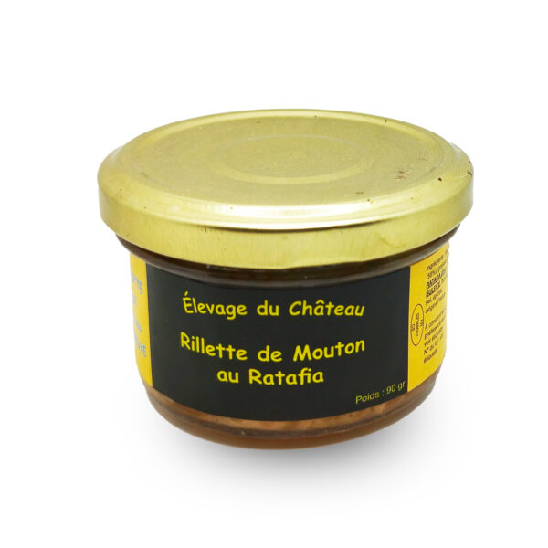 Rillettes de mouton au ratafia 90g