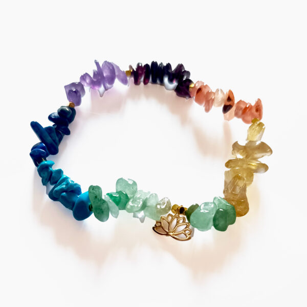 Bracelet 7 chakras chips