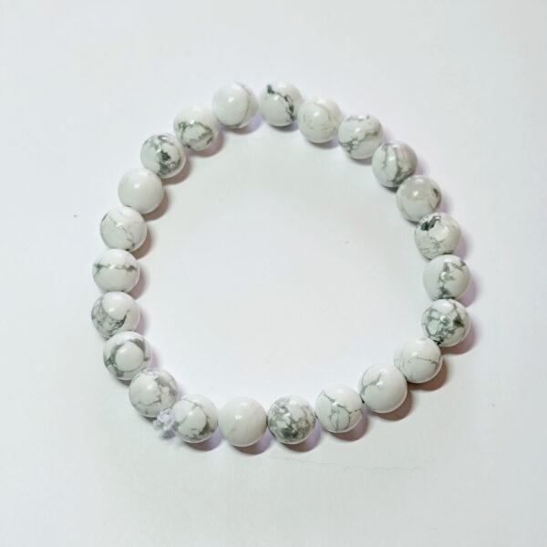 Bracelet Howlite Ø 8 mm