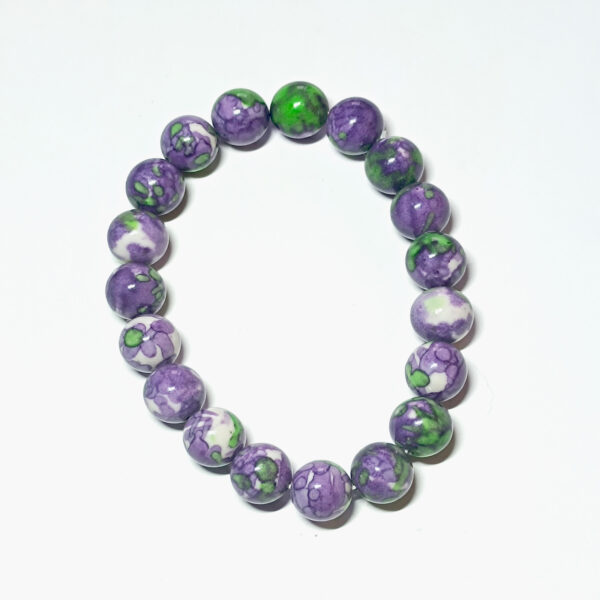Bracelet Jade lilas Ø 10 mm