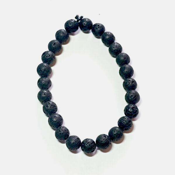 Bracelet pierre de lave Ø 6 mm