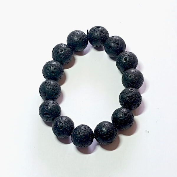 Bracelet pierre de lave Ø 14 mm