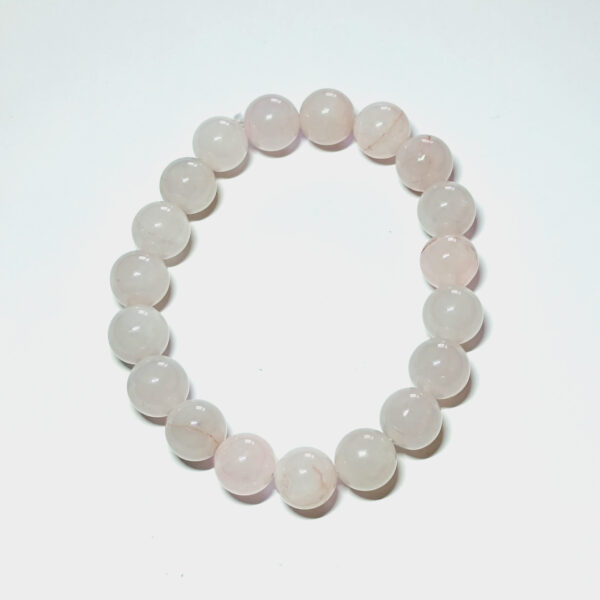 Bracelet quartz rose Ø 8 mm